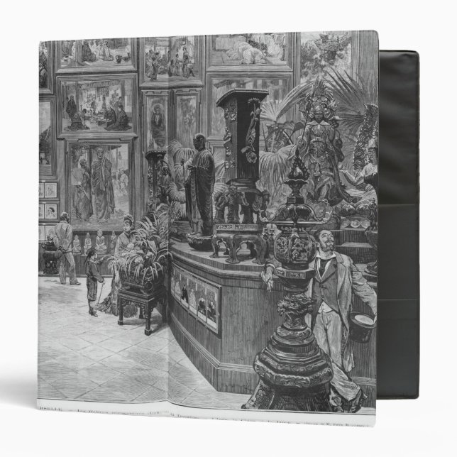 The foreign retrospective galleries binder (Front/Inside)