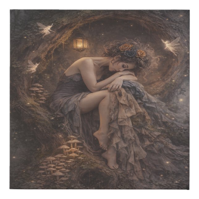 The Forest Dreamer Faux Canvas Print (Front)
