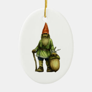 THE FOREST GNOME CERAMIC ORNAMENT