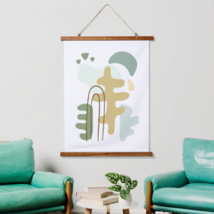 The Forest Modern Abstract Hanging Tapestry