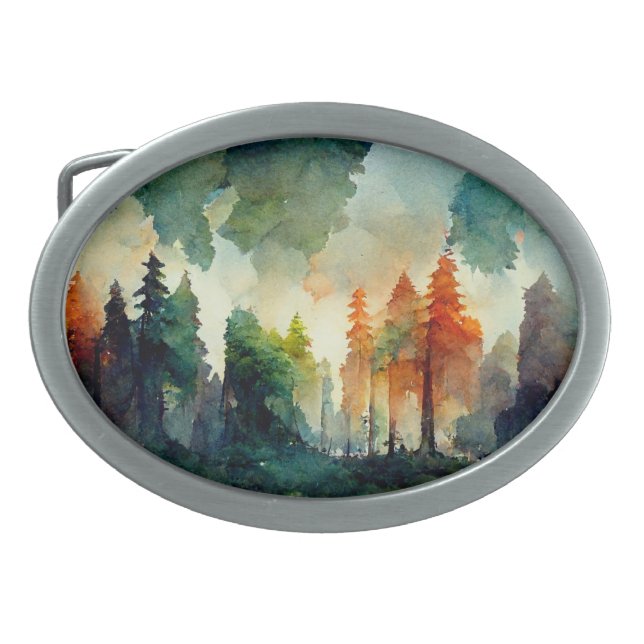 The Forest (nature) Belt Buckle (Front)