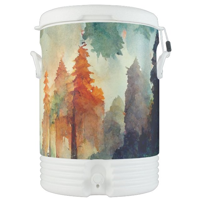 The Forest (nature) Beverage Cooler (Front)