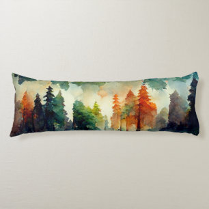 The Forest (nature) Body Pillow
