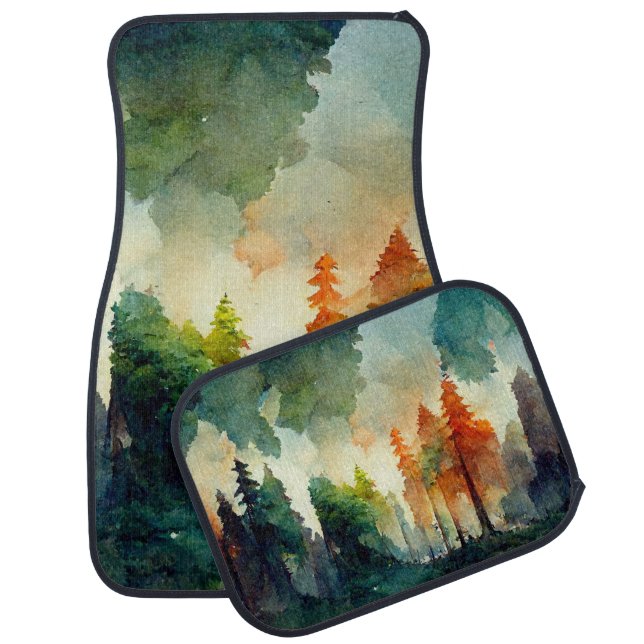 The Forest (nature) Car Floor Mat (Set)