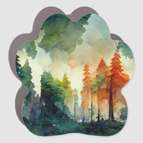 The Forest nature Car Magnet