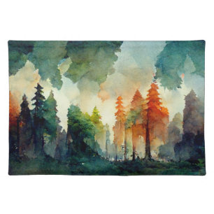 The Forest (nature) Cloth Placemat