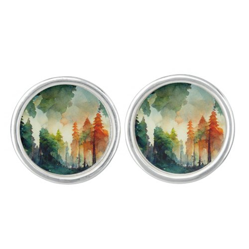 The Forest nature Cufflinks