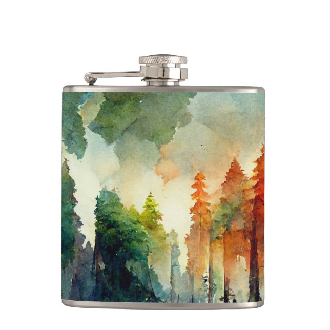 The Forest (nature) Flask (Front)