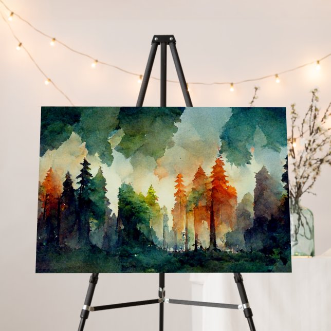 The Forest (nature) Foam Board (In Situ (Stand))