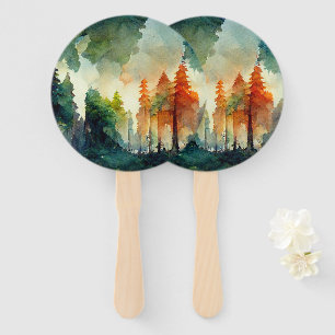 The Forest (nature) Hand Fan
