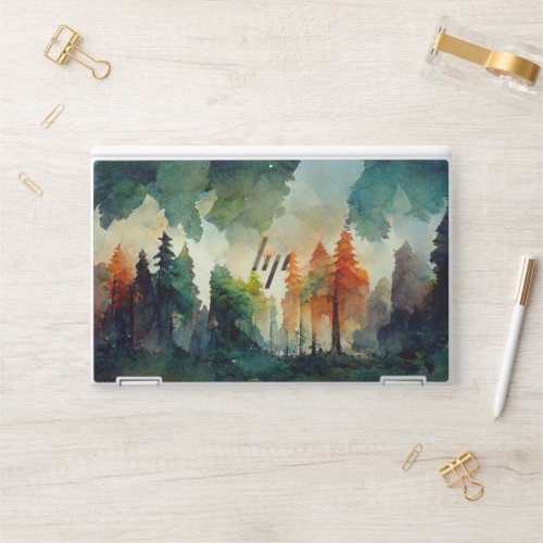 The Forest nature HP Laptop Skin