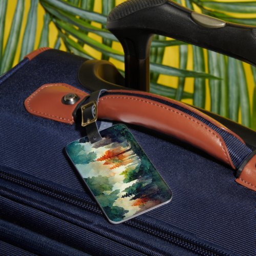 The Forest nature Luggage Tag