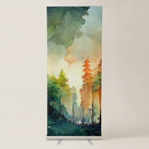 The Forest (nature) Retractable Banner