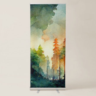The Forest (nature) Retractable Banner
