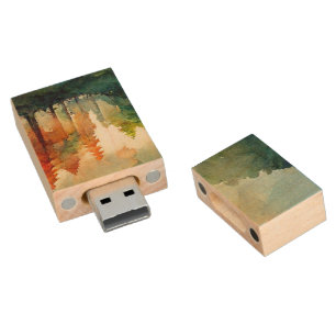 The Forest (nature) Wood Flash Drive