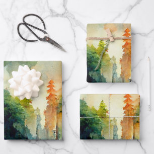 The Forest (nature) Wrapping Paper Sheets