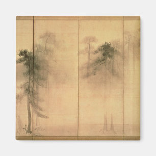 The forest of pines magnet