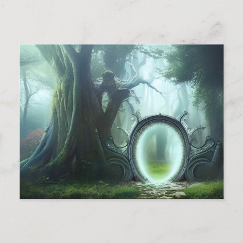 The Forest Portal Fantasy Art Postcard