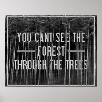 The Forest Poster by deekin at Zazzle