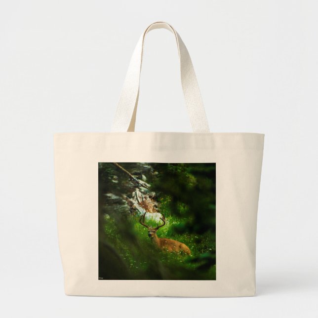 The Forest Prince Large Tote Bag (Front)
