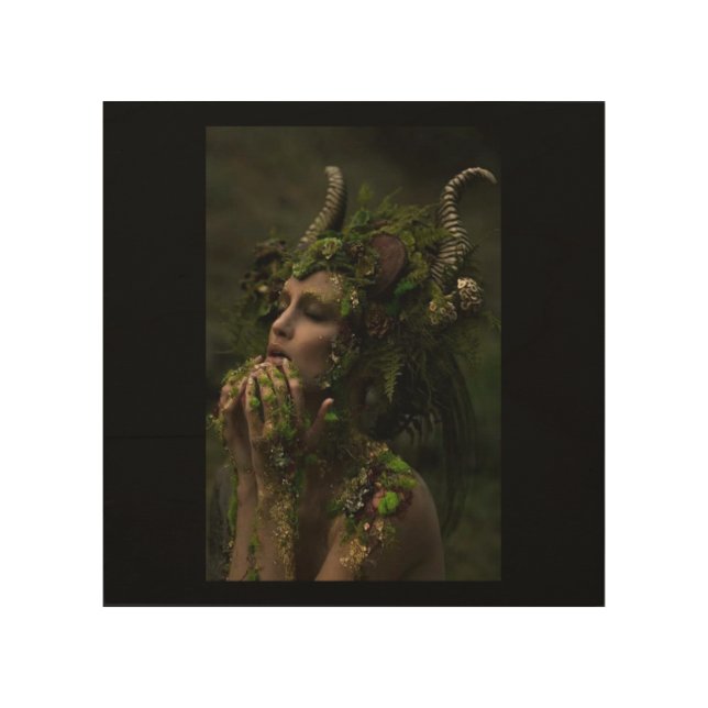The Forest Queen. Wood Wall Decor (Front)