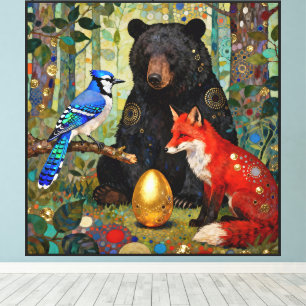 “The Forest’s Shiny Mystery” Canvas Print