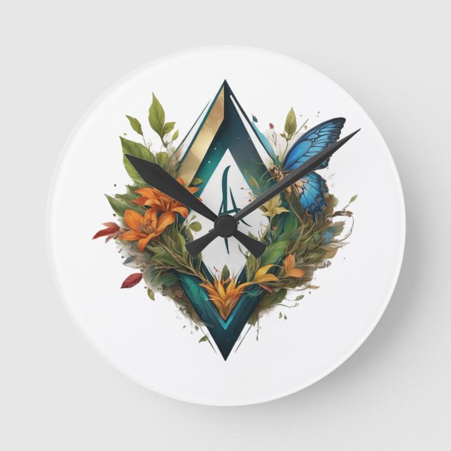 the forest song-2 round clock (Front)
