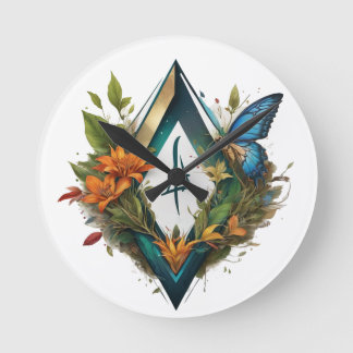 the forest song-2 round clock