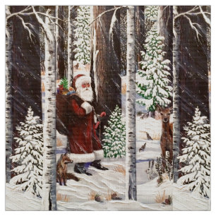 The Forest Visitor 3 Fabric