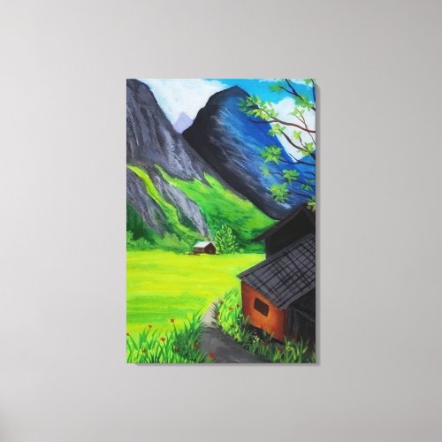 the forest wall art canvas print