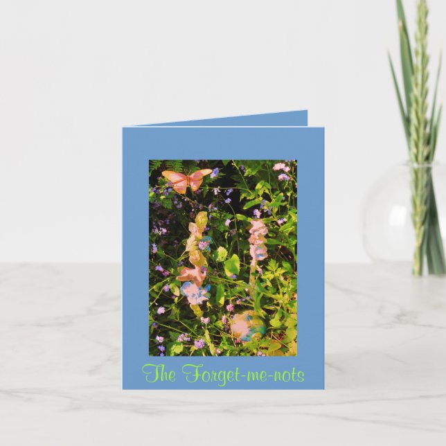 The Forget-me-nots Card (Front)