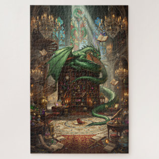 The Forgotten Dragon Library Puzzle | 1000 Piece F