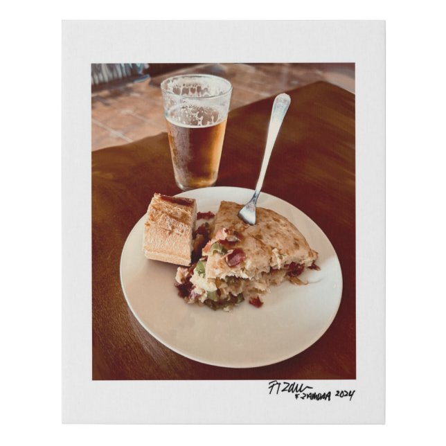 The Fork II Faux Canvas Print (Front)