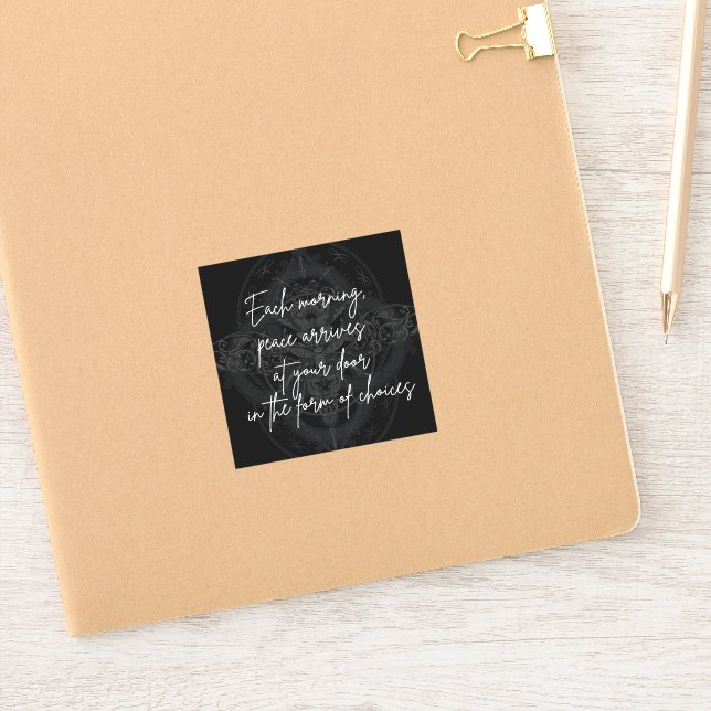 The Form of Choices Reminder Sticker (Notebook)