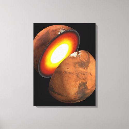 The Formation Of Rocky Bodies In The Solar System Canvas Print