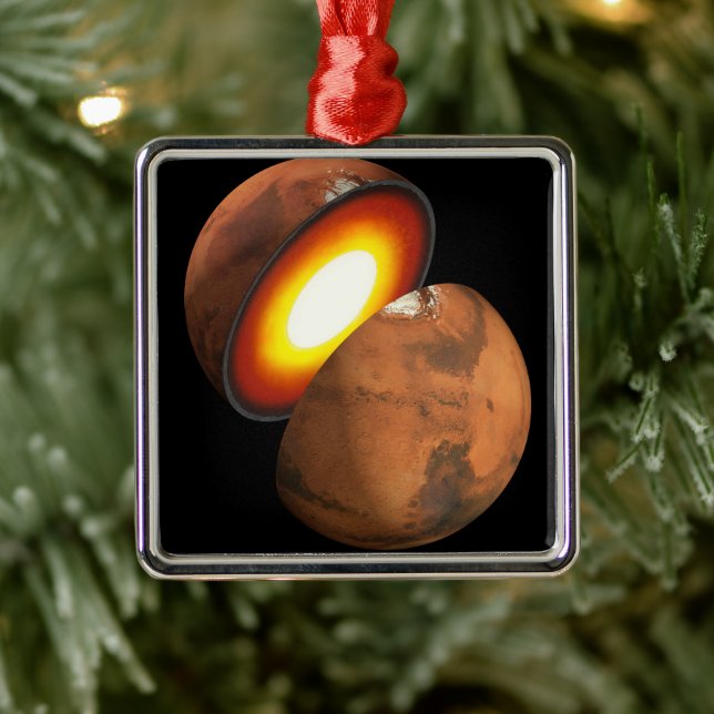 The Formation Of Rocky Bodies In The Solar System. Metal Ornament (Tree)