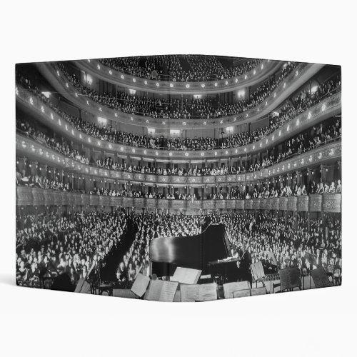 The Former Metropolitan Opera House 39th St 1937 3 Ring Binder