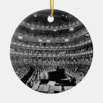 The Former Metropolitan Opera House 39th St 1937 Ceramic Ornament by allphotos at Zazzle