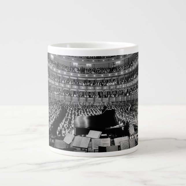 The Former Metropolitan Opera House 39th St 1937 Large Coffee Mug (Front)