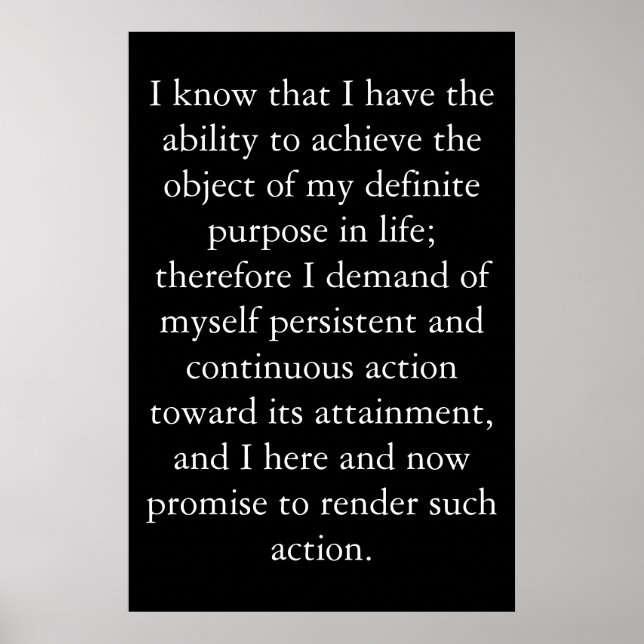 The Formula - Think and Grow Rich Poster (Front)