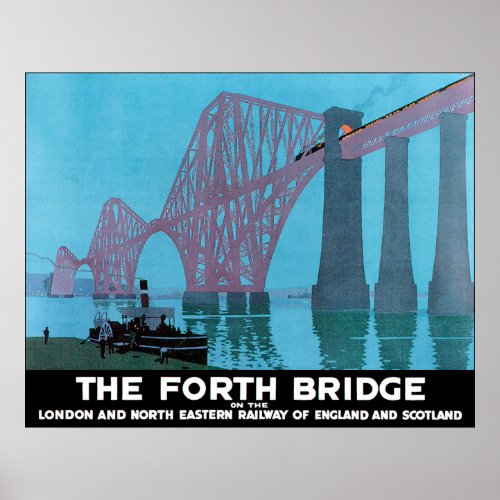 The Forth Bridge Poster