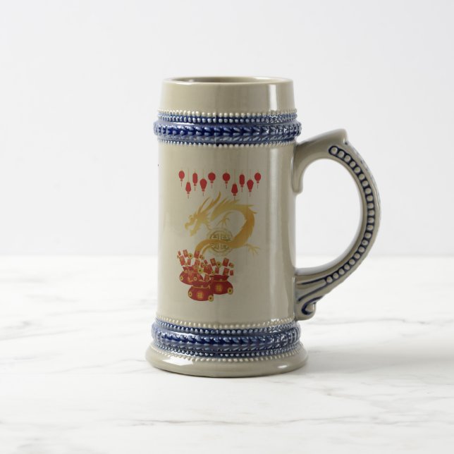 The fortune beer stein (Right)