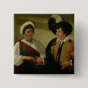 The Fortune Teller, c.1596-97 Pinback Button