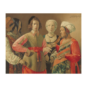 The Fortune Teller, c.1630 (oil on canvas) (see 19 Wood Wall Art