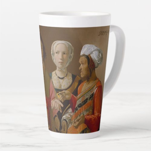 The Fortune Teller_Georges de La Tour Latte Mug