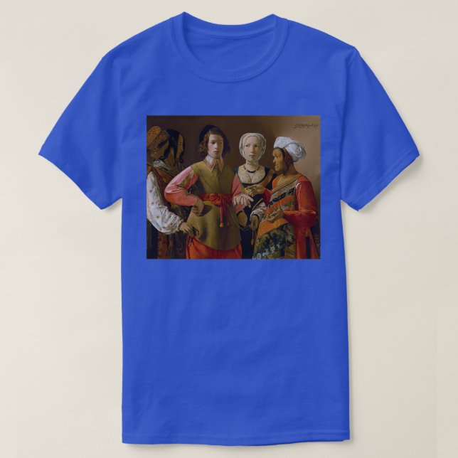 The Fortune Teller Georges de La Tour T-Shirt (Design Front)