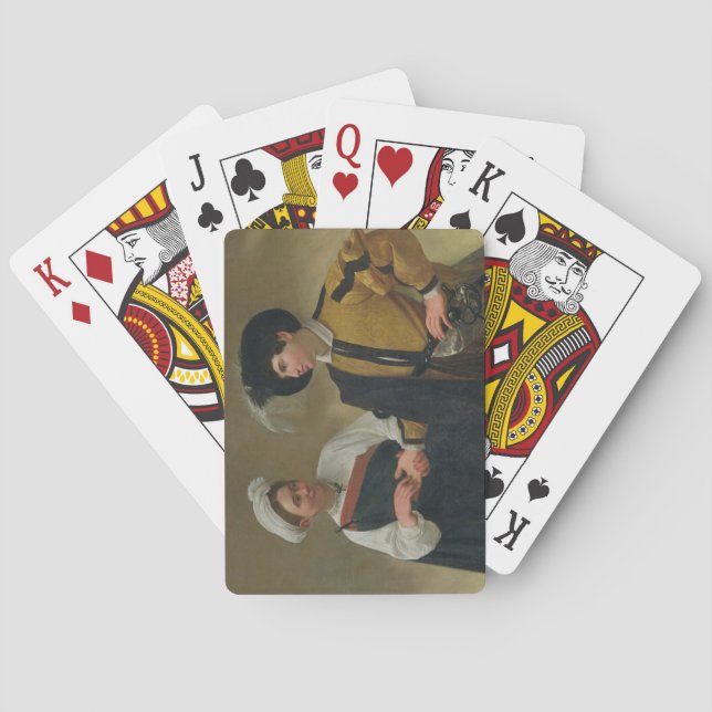 The Fortune Teller (La Buona Ventura), c.1594 Poker Cards (Back)