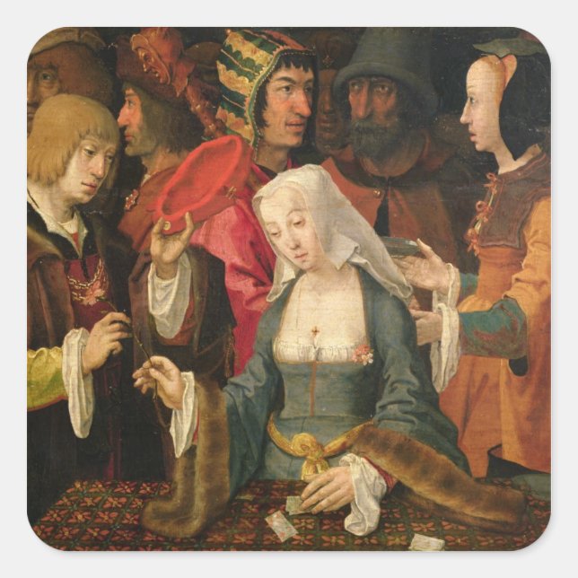The Fortune Teller Square Sticker (Front)