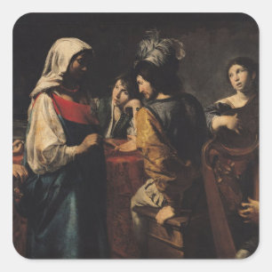 The Fortune Teller Square Sticker