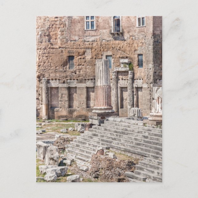 The Forum of Augustus is one of the Imperial 4 Postcard (Front)